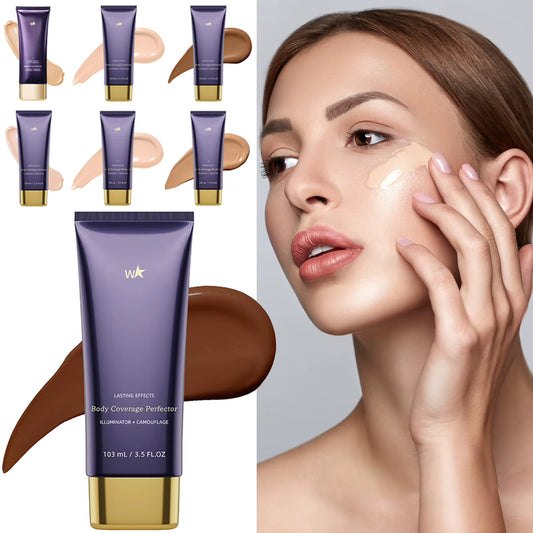 Body Makeup Coverage Perfector Long Wear Coverage Concealer Sweat-Proof Evens Skin Tones Tinted Cream for Cover Scarred Skin