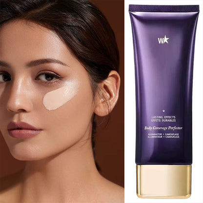 Body Makeup Coverage Perfector Long Wear Coverage Concealer Sweat-Proof Evens Skin Tones Tinted Cream for Cover Scarred Skin